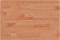vidaXL - Wastafelblad - 60x40x1,5 cm - massief beukenhout