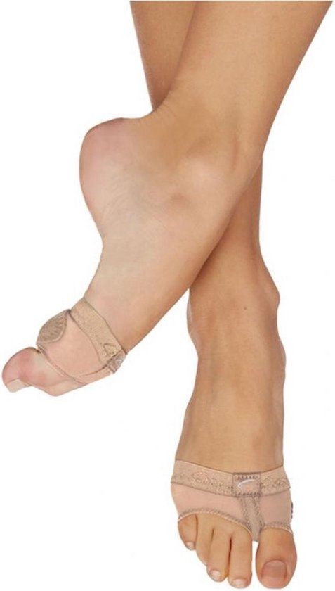 Capezio Footundeez Nude Medium - Schoenmaat 39/40 - Unisex