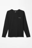 NNormal Merino Long Sleeve Shirt Heren Zwart S
