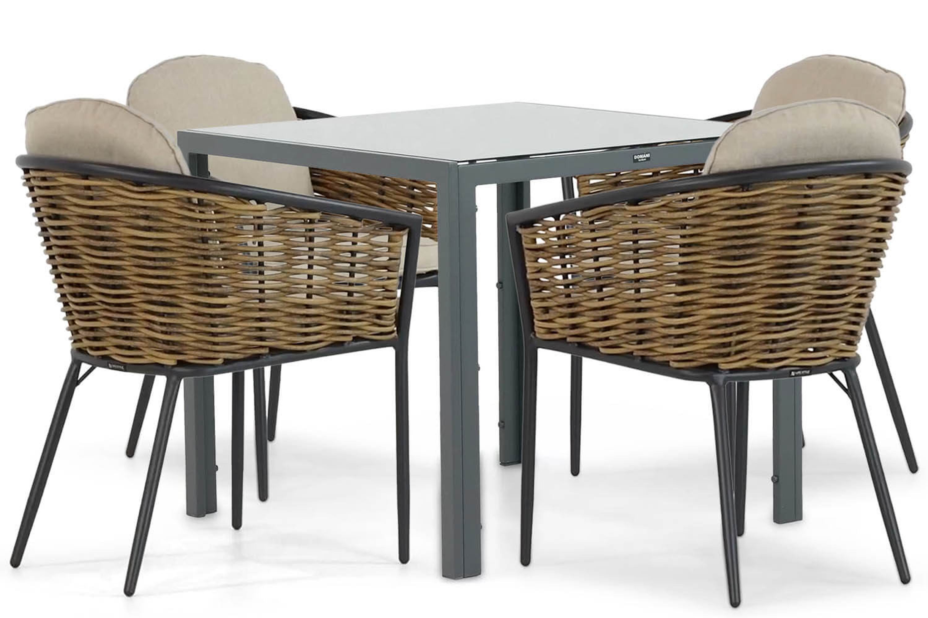 Lifestyle Garden Furniture Lifestyle Nice/Venustas 85 cm dining tuinset 5-delig