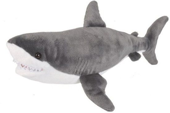Wild Republic Witte Haai - 30 cm - pluche