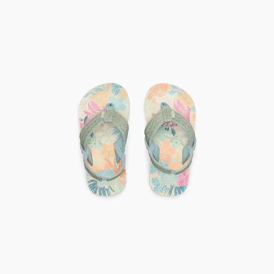 Reef Little Ahi Kids teenslipper meisjes tropical floral - Maat 25