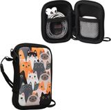 kwmobile hoesje voor draadloze oordopjes - In Katten design