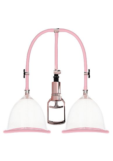 Pumped Breast Pump Set Large - Rose Gold