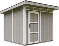 Timbela M903-TUNDRA GREY - LP SmartSide Tuinhuis op houtbasis - 6 m² - 294x279xH237 cm - met vloer en verf