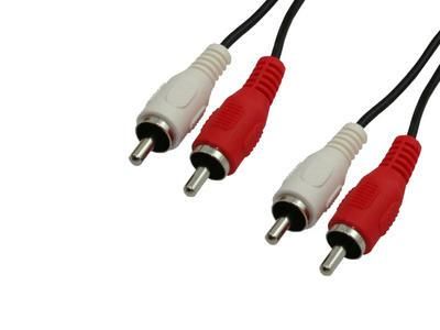 MediaRange Cinch Kabel RCA 2M/M 3m