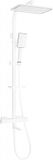 Mexen CQ54 set de bain et douche avec douche de pluie et mitigeur thermostatique, blanc/chrome