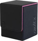 Merkloos / Sans marque Vault X Exo-Tec® Trading Card Deck Box met Bovenopening 80+ – Kaarthouder en Opbergdoos – Zwart/Roze