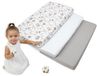 Medi Partners 3pcs. Hoeslaken voor een Babybedje 60x120 cm 100% Katoenen babybeddengoed kindermatras slaapzak