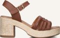 Notre-V As-2000 Sandalen Dames Cognac Maat 38