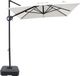 AXI Luma Zweefparasol 200x300 cm Antraciet/Beige