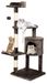 Carton arbre à griffer pour chats à l'intérieur - Modèle PE00113002 - Plusieurs étages (5+ niveaux) - Arbres à griffer - Couchages rembourrés et une niche - Bois - Couleur : PE00113002