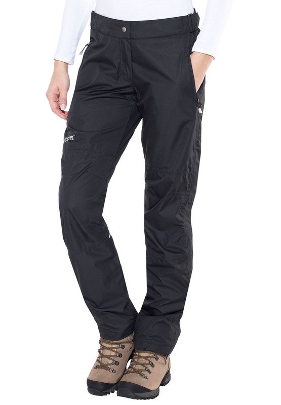 Maier Sports Raindrop L lange broek Dames zwart DE / 18 Korte maat 2018 Trekking- & Wandelbroeken