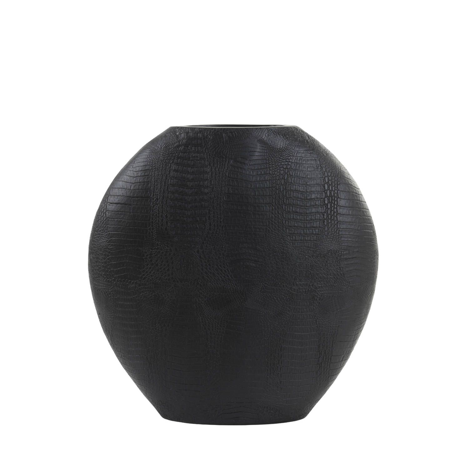 Light & Living Vaas Skeld - 50x15x50 - Zwart