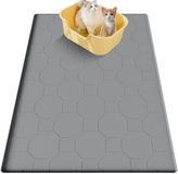 Unyqoos Grote grijze siliconen mat voor kattenbak