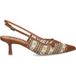 Bibi Lou leren slingback pumps cognac