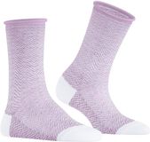 FALKE Clean Break eenkleurig lyocell sokken dames roze - maat 39-42