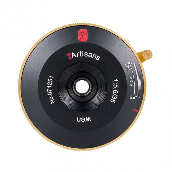 7artisans 35mm f/5.6 WEN Leica M-Mount Black/Gold