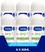 Sanex Zero% Respect & Control Déodorant Roller 6 x 50ml - Lot promotionnel
