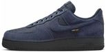 Nike Air Force 1 Low '07 Cordura Unisex Dunkelblau/Schwarz Wildleder/Textil Niedrige Sneaker