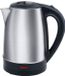 Alpina Bouilloire Inox 1,7 Litre Capacité - Ébullition Rapide de l'Eau avec Base Sans Fil - Voyant Lumineux et Arrêt Automatique - Puissance 1300-1540 Watt - Couleur Argent