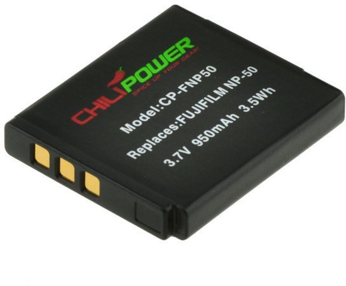 ChiliPower NP-50 accu voor Fujifilm - 950mAh