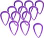 SPIRELLA DROP DOUCHEGORDIJNRINGEN CLEAR VIOLET