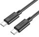 Hoco X88 Sneloplaadkabel, 1 meter, USB-C Type C, PD 60W, snellaadkabel, datakabel, oplaadkabel voor telefoon, tablet, PS5, in zwart