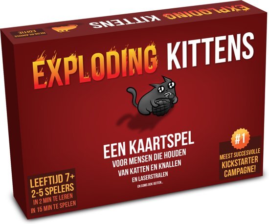 - Exploding Kittens Originele Editie Nederlandstalig Kaartspel