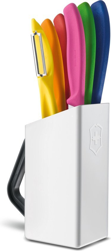 Victorinox Messenblok mes vervoerder wit 6 stuks limited edition 6.7127.6L14