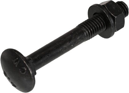Hoenderdaal Slotbouten zwart m8X60 Verpakt per 5 stuks