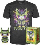 Funko Dragon Ball Z Verzamelfiguur & Tshirt Set -L- POP! & Tee Box Perfect Cell Zwart