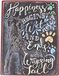 La Finesse Decoratieve Hangende Beschilderde Metalen Muur Plaque/Teken, Happiness Begins with…