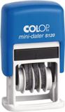 Colop Stempel Minidater S 120 Blauw/Wit