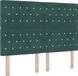 vidaXL Boxspringbed met matras, donkergroen, 140 x 200 cm, fluweel
