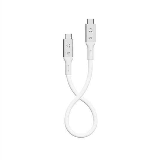 LINQ Connects USB4 PRO USB-C Kabel - 0,3m - 40Gbps, 8K/60Hz, 240W Snelladen