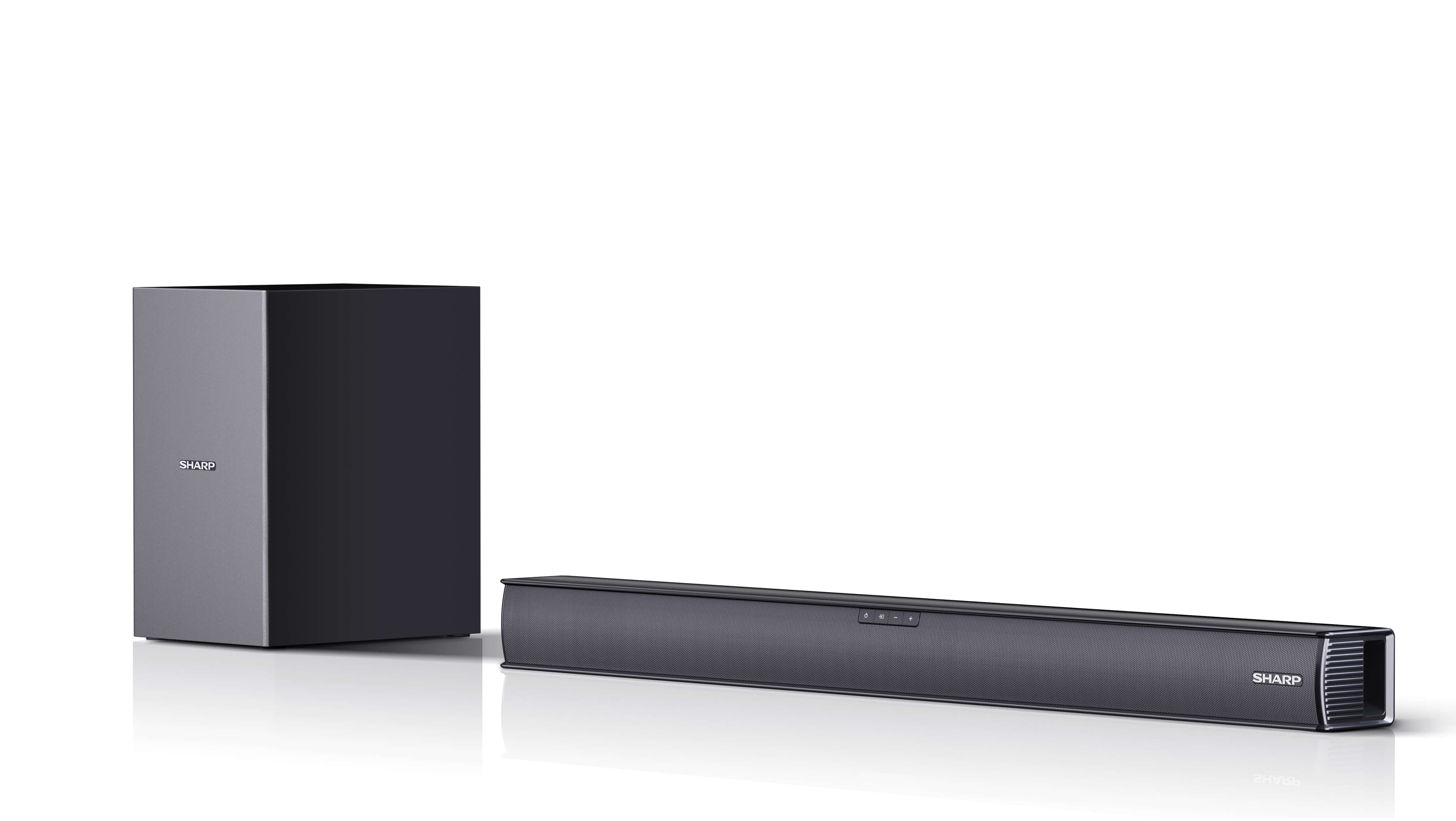 Sharp HT-SBW182 Soundbar - 2.1 Channel - 160W - Black