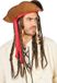 Wilbers & Wilbers Feestbeest.nl Piratenhoed Jack met haarband en dreads bruin