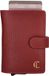 Charm London Washington Creditcard etui - Leer - Bordeaux rood