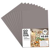 m-office Schuimrubberen platen, 40 x 60 cm, kleurrijke EVA-schuim knutselplaten voor kinderen, doe-het-zelf, school, decoratie en kunstprojecten, ideaal als knutselpapier, schuimrubber met en zonder