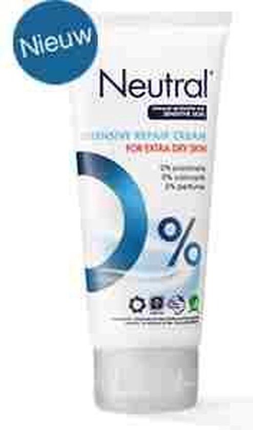 Neutral 0% Intensive Repair Cream - 100 ml - Bodycrème - Parfumvrij - Gevoelige huid