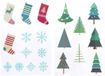 Folat Raamstickers Winter Holly Jolly 20 stuks