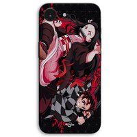 Maniacase Hoesje voor iPhone 17e Demon Slayer Tanjiro Nezuko gevecht