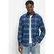 OLYMP Casual Regular Fit Flanellen Overhemd blauw, Ruit