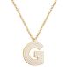 Glanzstücke München Schakelketting Vrouwen Staal Geel Goud 45 cm