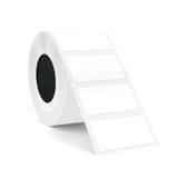 SUPVAN T50M Waterdichte zelfklevende etiketten, zwart op wit (40 mm x 20 mm), 100 per rol