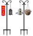 Poteaux de jardin réglables pour lanternes, 2 pièces, 2 mètres de haut
