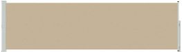 vidaXL Paravent latéral rétractable rectangulaire 117 x 600 cm Polyester Beige