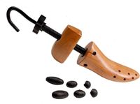 Merkloos Houten Schoenverlenger - Schoenrekker - Comfortabele Pasvorm - Verstelbaar Ontwerp - Unisex - Natuurlijk Hout