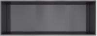 Hotbath &More Inbouwnis - 30 x 80 x 10 cm - Geborsteld Zwart PVD